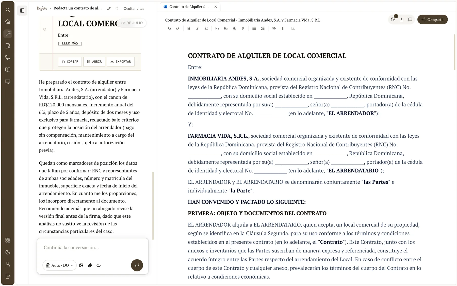 Editor de documentos