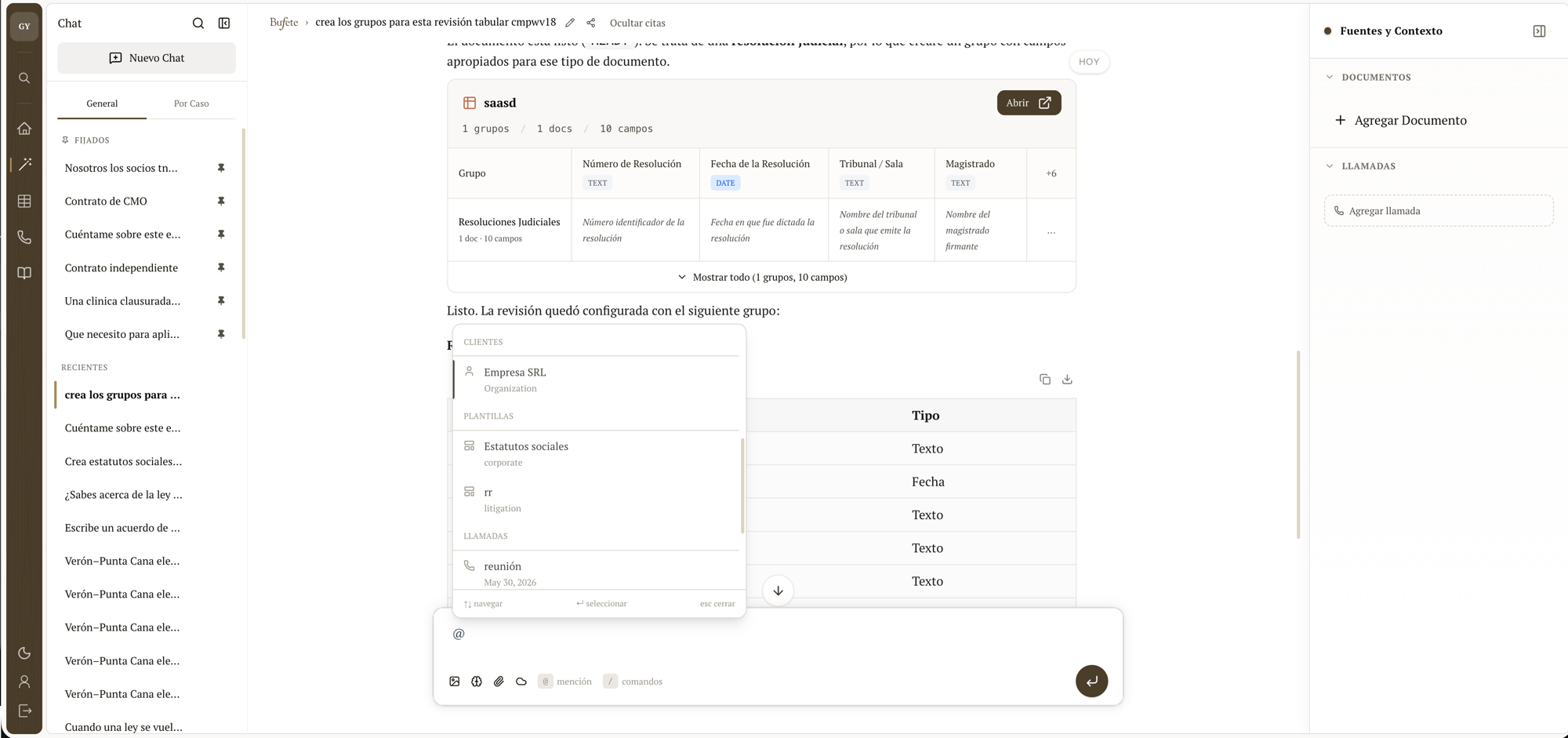 Redacta y resume sobre tu material