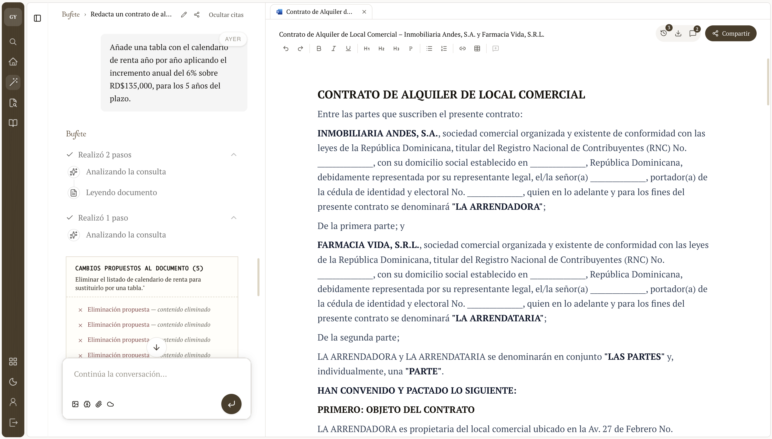 Un editor pensado para abogados
