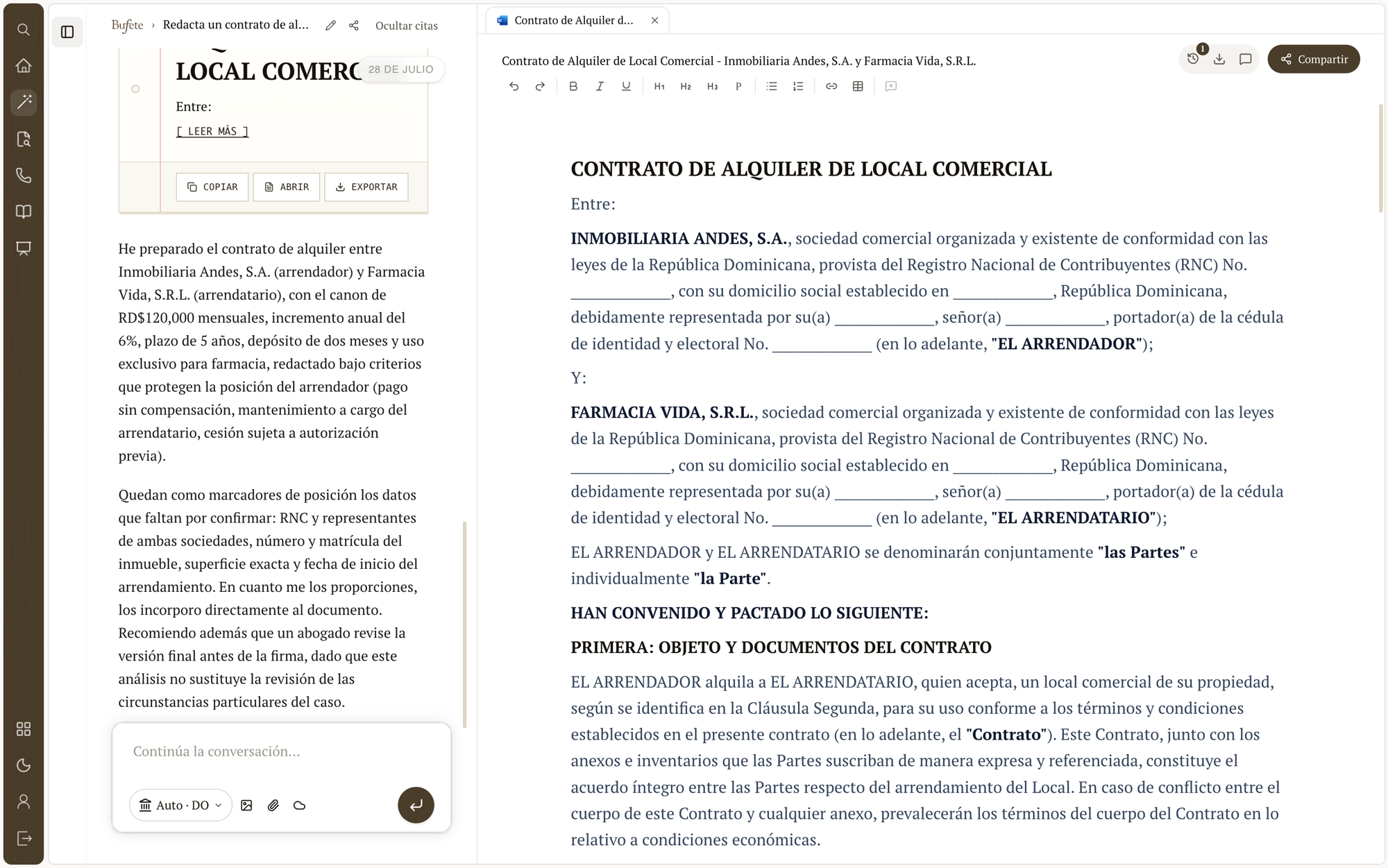 Editor de documentos