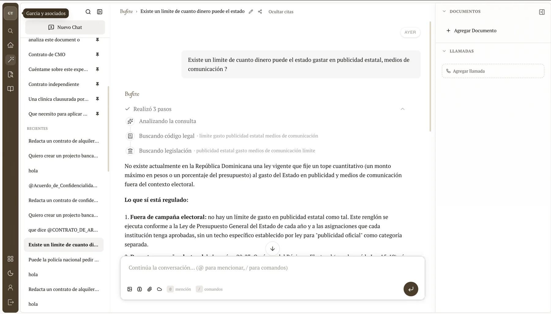 Preguntas, y ves dónde buscó