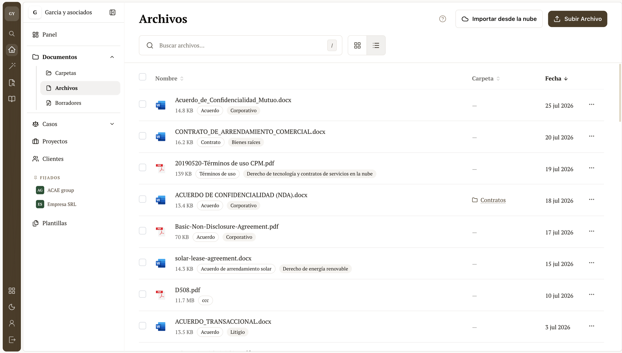 Un solo lugar para organizar, encontrar y usar cada documento